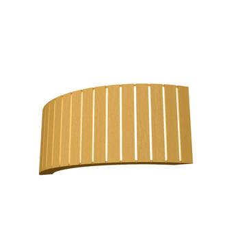 Slatted LED Wall Lamp in Organic Gold (486|4039LED49)