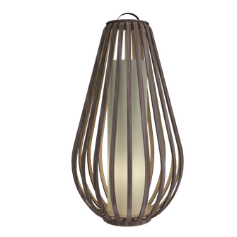 Barrel One Light Floor Lamp in American Walnut (486|306118)