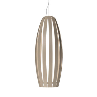 Barrel One Light Pendant in Organic Cappuccino (486|30548)