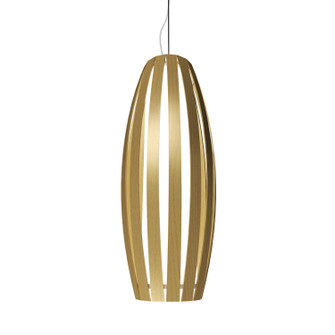 Barrel One Light Pendant in Organic Gold (486|30449)