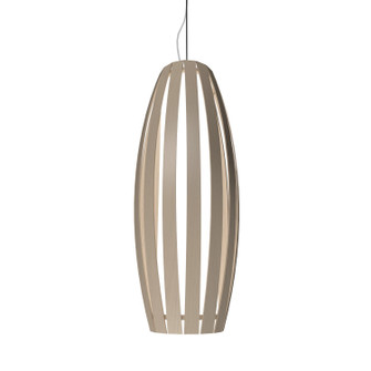 Barrel One Light Pendant in Organic Cappuccino (486|30448)