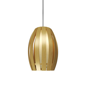 Barrel One Light Pendant in Organic Gold (486|30349)