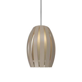 Barrel One Light Pendant in Organic Cappuccino (486|30348)
