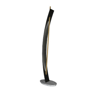 Clean LED Floor Lamp in Organic Black (486|3015LED46)