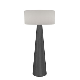 Conical One Light Floor Lamp in Organic Grey (486|300450)