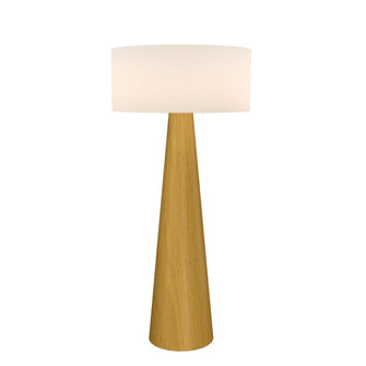 Conical One Light Floor Lamp in Organic Gold (486|300449)