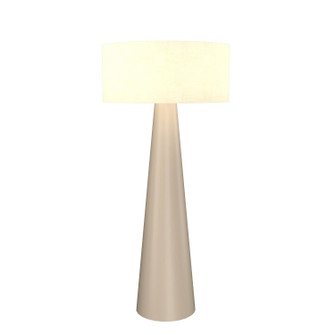 Conical One Light Floor Lamp in Organic Cappuccino (486|300448)