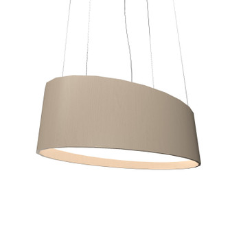 Oval LED Pendant in Organic Cappuccino (486|287LED48)