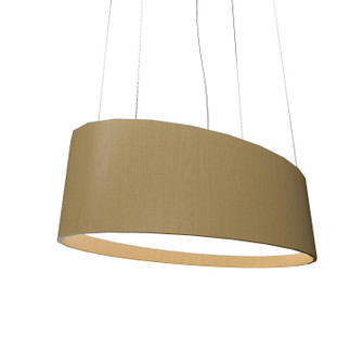 Oval LED Pendant in Organic Gold (486|287LED49)