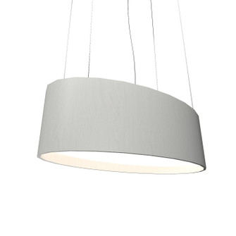 Oval LED Pendant in Organic White (486|287LED47)