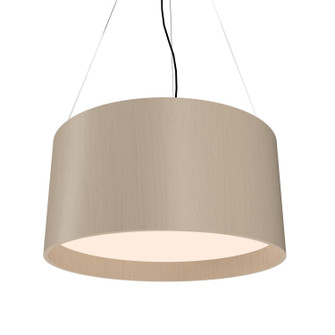 Cylindrical Three Light Pendant in Organic Cappuccino (486|21448)