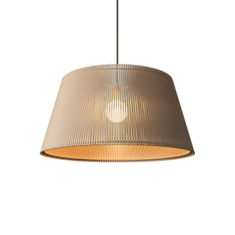 Living Hinges One Light Pendant in Organic Cappuccino (486|148748)