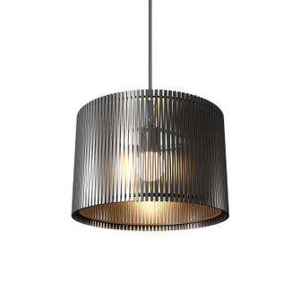 Living Hinges One Light Pendant in Organic Grey (486|148650)