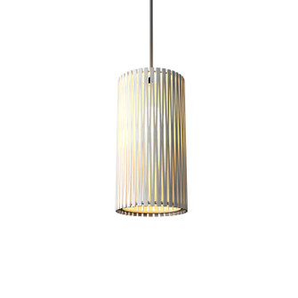 Living Hinges One Light Pendant in Organic White (486|148447)