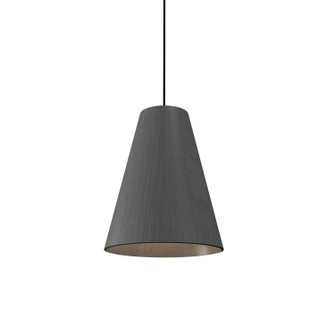Conical One Light Pendant in Organic Grey (486|148350)