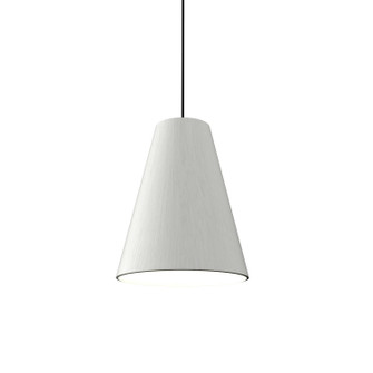 Conical One Light Pendant in Organic White (486|148347)