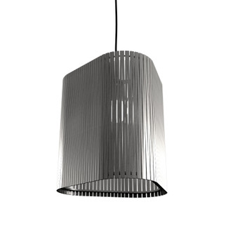 Living Hinges One Light Pendant in Organic Grey (486|148150)