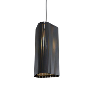 Living Hinges One Light Pendant in Organic Grey (486|147950)