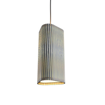 Living Hinges One Light Pendant in Organic White (486|147947)