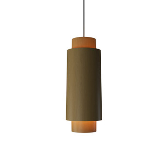 Cylindrical One Light Pendant in Organic Gold (486|147849)