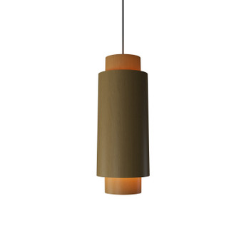 Cylindrical One Light Pendant in Organic Gold (486|147749)