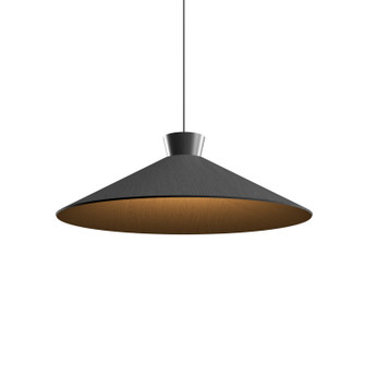 Conical One Light Pendant in Organic Grey (486|147550)
