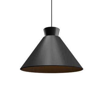 Conical One Light Pendant in Organic Grey (486|147450)