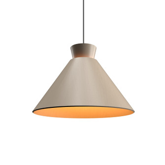 Conical One Light Pendant in Organic Cappuccino (486|147448)