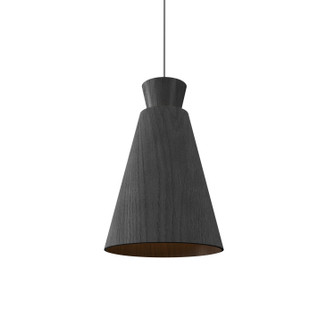 Conical One Light Pendant in Organic Grey (486|147350)
