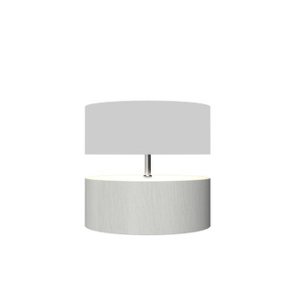 Cylindrical One Light Table Lamp in Organic White (486|14547)
