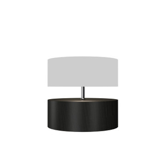 Cylindrical One Light Table Lamp in Organic Black (486|14546)