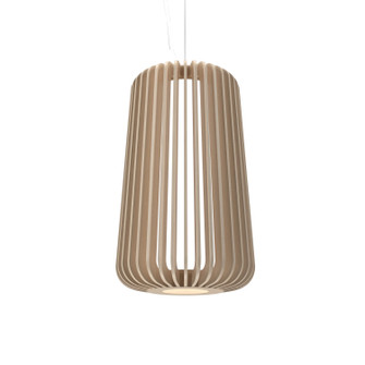 Stecche di Legno One Light Pendant in Organic Cappuccino (486|142948)