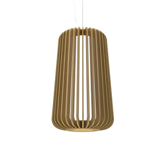 Stecche di Legno One Light Pendant in Organic Gold (486|142749)