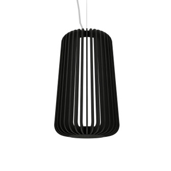 Stecche di Legno One Light Pendant in Organic Black (486|142746)