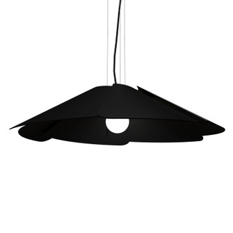 Fuchsia One Light Pendant in Organic Black (486|136546)