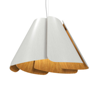 Fuchsia One Light Pendant in Organic White (486|136447)