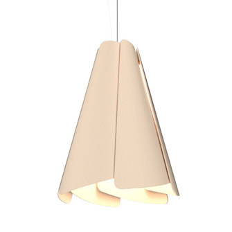 Fuchsia One Light Pendant in Organic Cappuccino (486|136348)