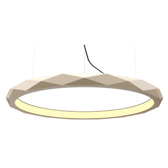 Facet LED Pendant in Organic Cappuccino (486|1356LED48)