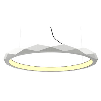 Facet LED Pendant in Organic White (486|1356LED47)