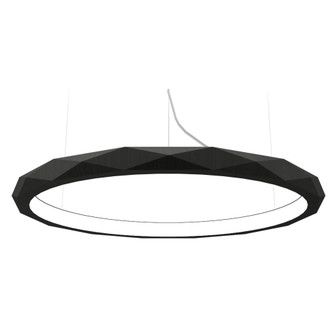 Facet LED Pendant in Organic Black (486|1356LED46)