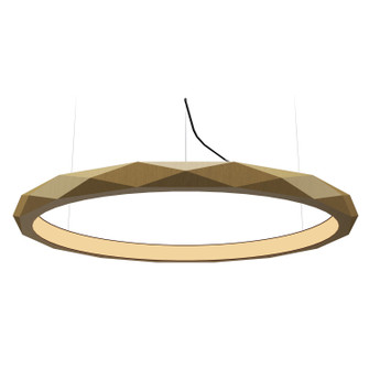 Facet LED Pendant in Organic Gold (486|1355LED49)