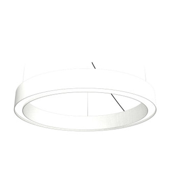 Cylindrical LED Pendant in Organic White (486|1351LED47)