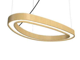 Organic LED Pendant in Organic Gold (486|1332LED49)