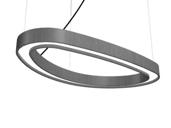 Organic LED Pendant in Organic Grey (486|1331LED50)