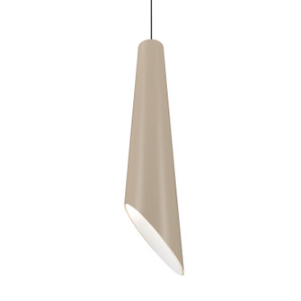 Conical One Light Pendant in Organic Cappuccino (486|127748)