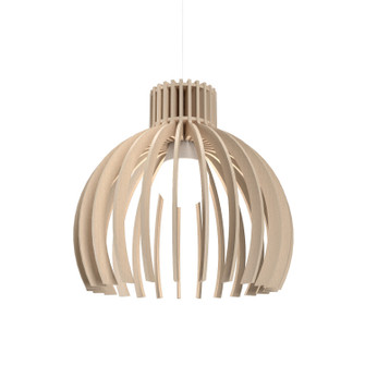 Stecche di Legno One Light Pendant in Organic Cappuccino (486|123748)
