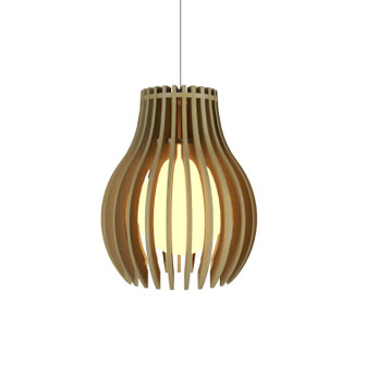 Stecche di Legno One Light Pendant in Organic Gold (486|123649)