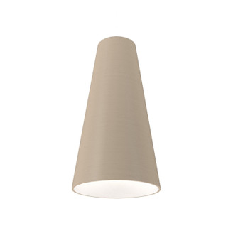Conical One Light Pendant in Organic Cappuccino (486|123348)