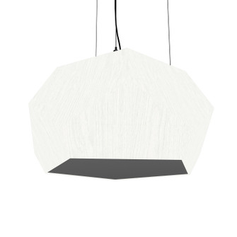 Facet Three Light Pendant in Organic White (486|122747)