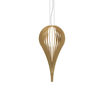 Cappadocia One Light Pendant in Organic Gold (486|118949)